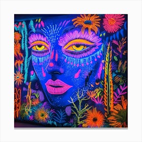 Glow In The Dark Painting Canvas Print