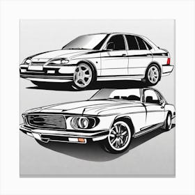 Classic Cars 1 Canvas Print