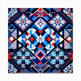 Abstract Geometric Pattern Canvas Print