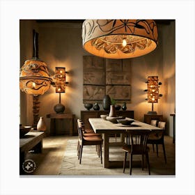 Dining Room 1 Canvas Print