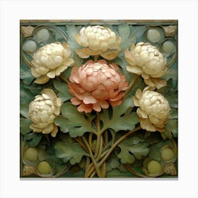 Carnations Art Canvas Print