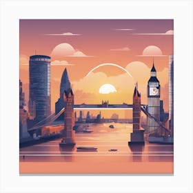 London Skyline 1 Canvas Print