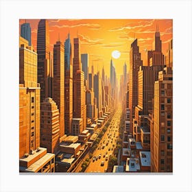 Kolkata, India Cubism Style Canvas Print