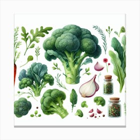 Broccoli 1 Canvas Print