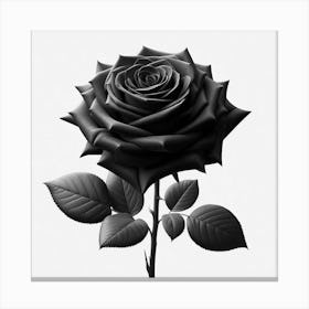 Black Rose 6 Canvas Print