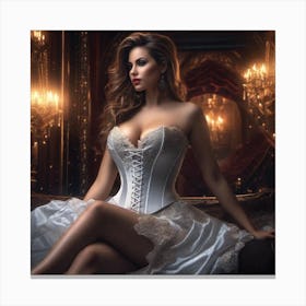 Beauty Bride Canvas Print