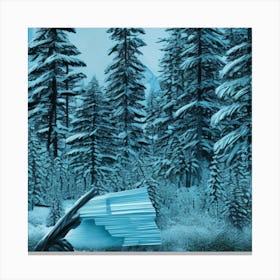 Cabin In The Woods Canvas Print