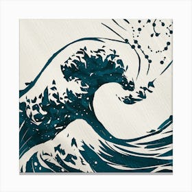 Great Wave Off Kanagawa 19 Canvas Print