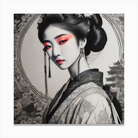 Geisha Canvas Print