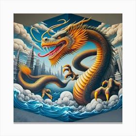 Dragon Painting 1 Canvas Print