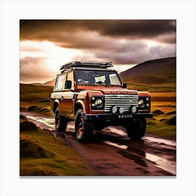 Land Rover Car Automobile Vehicle Automotive British Brand Logo Iconic Quality Reliable 2 1 Canvas Print