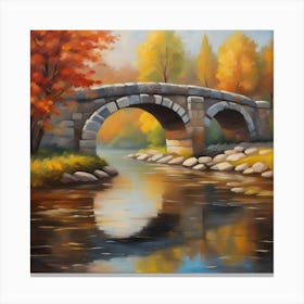 Bridge Over The River Canvas Print