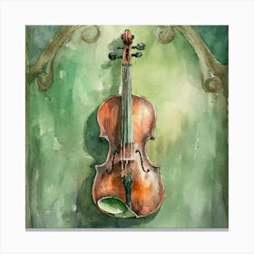 Violin Painting Canvas Print