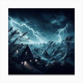 Stormy Night Canvas Print