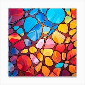 Stained Glass Background 7 Canvas Print
