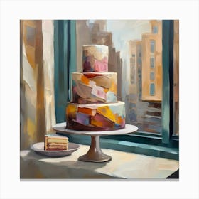 Slice Of Cake Canvas Print