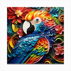 Colorful Parrot Canvas Print