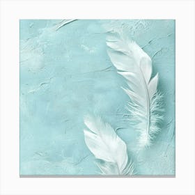 White Feathers 3 Canvas Print