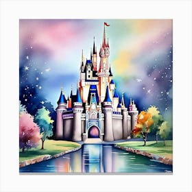 Cinderella Castle 56 Canvas Print
