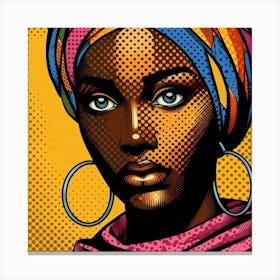 Nthabiseng Pop African Woman Canvas Print