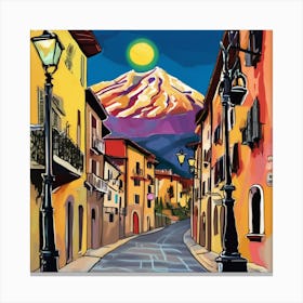 Sicily Street Canvas Print