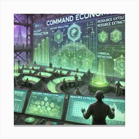 Economic System Canvas Print