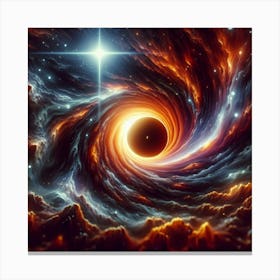 Black Hole Canvas Print