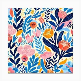 Floral Pattern 19 Canvas Print