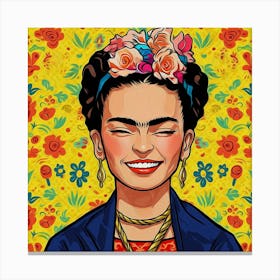 Happy Frida Leinwandbild