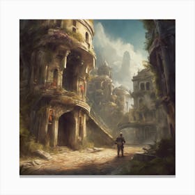 Fantasy City 46 Canvas Print