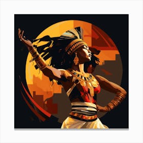 Egyptian Dancer Canvas Print
