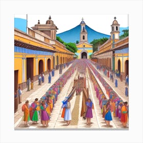 Guatemala City 6 Canvas Print