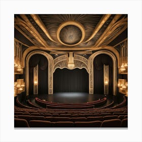 Theatre Interior 2 Canvas Print