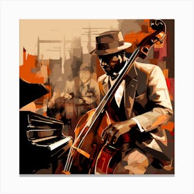 Jazz Musician 61 Canvas Print