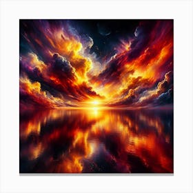 Abstract Painting Canvas Print