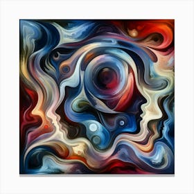 Many Faces Canvas Print