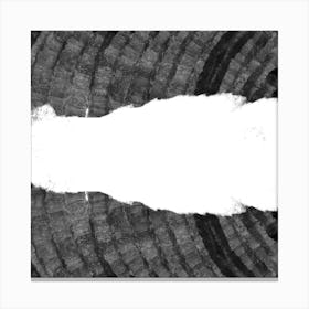 Grunge Style Black And White Painting  Canvas Print