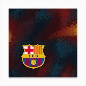 FC Barcelona Logo Wall Art 16 Canvas Print