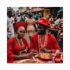 Nigerian Wedding Canvas Print