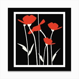 Red Poppies 2 Canvas Print