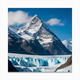 Glacier In Argentina Canvas Print