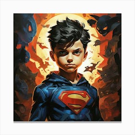 Super Shadows Boy Of Tomorrow Art Print 0 1 Canvas Print