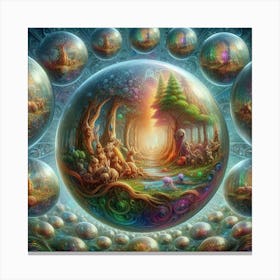 Psychedelic Forest 2 Canvas Print