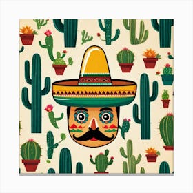 Mexican Cactus 59 Canvas Print