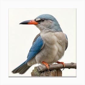 Blue Kingfisher Canvas Print