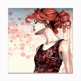 Red Haired Girl 4 Canvas Print