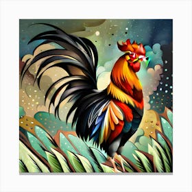 Rooster Canvas Print