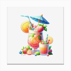 Cocktail 3 Canvas Print