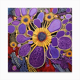 Purple Flowers Canvas Print