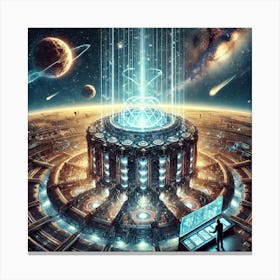 Energy Core Canvas Print